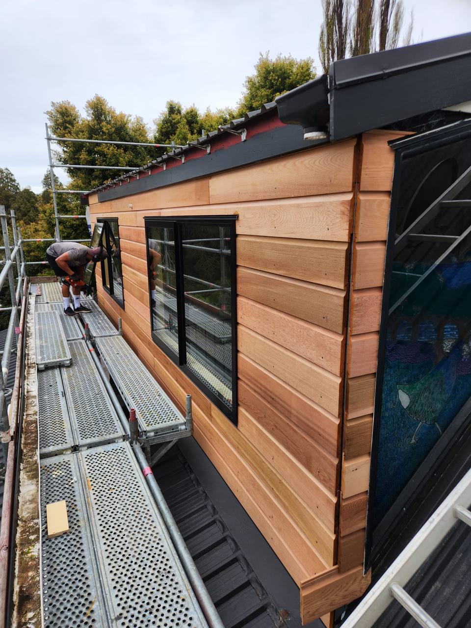 Cedar Weatherboard Cladding