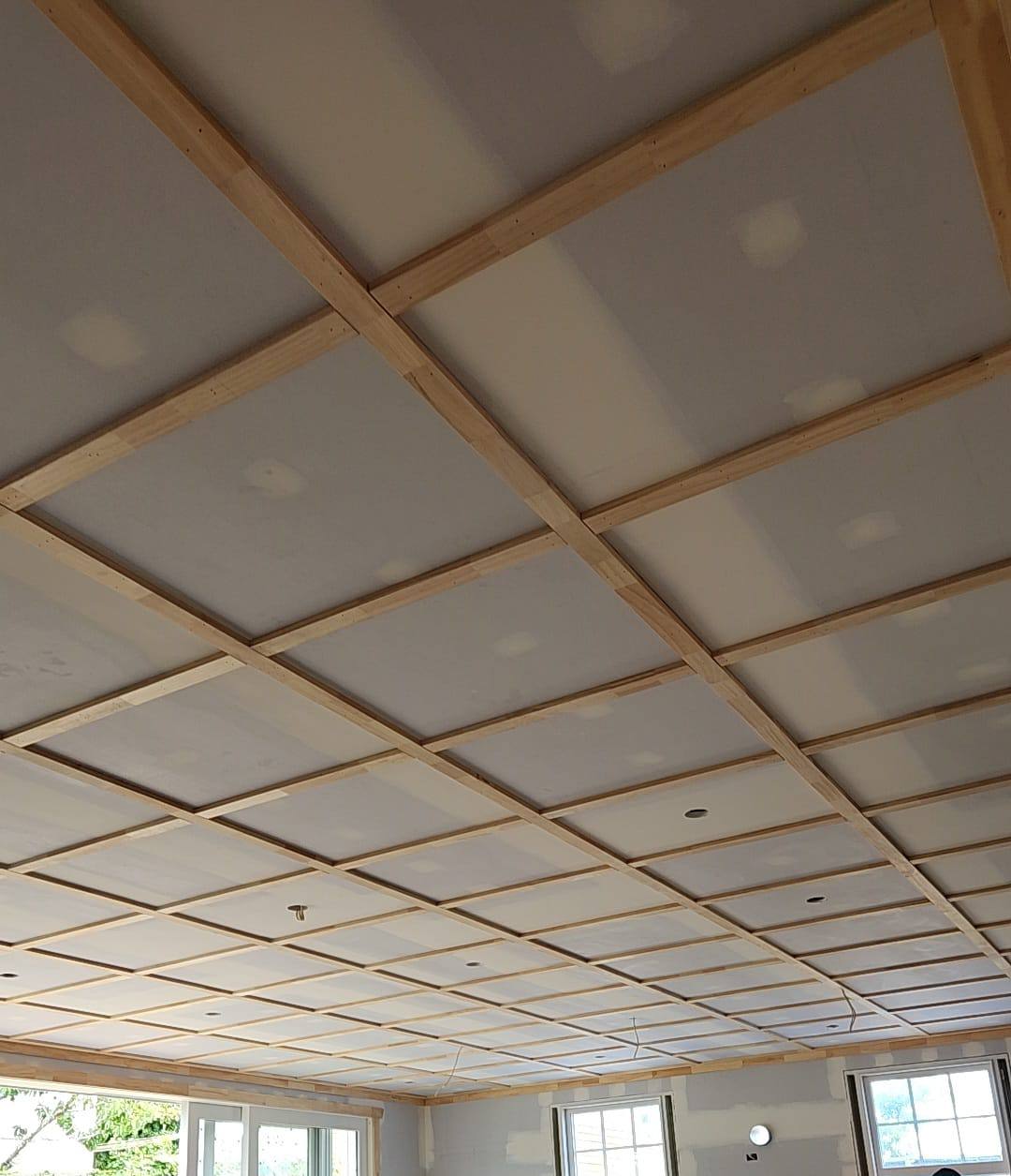 Coffered Ceiling, Villa Renovation