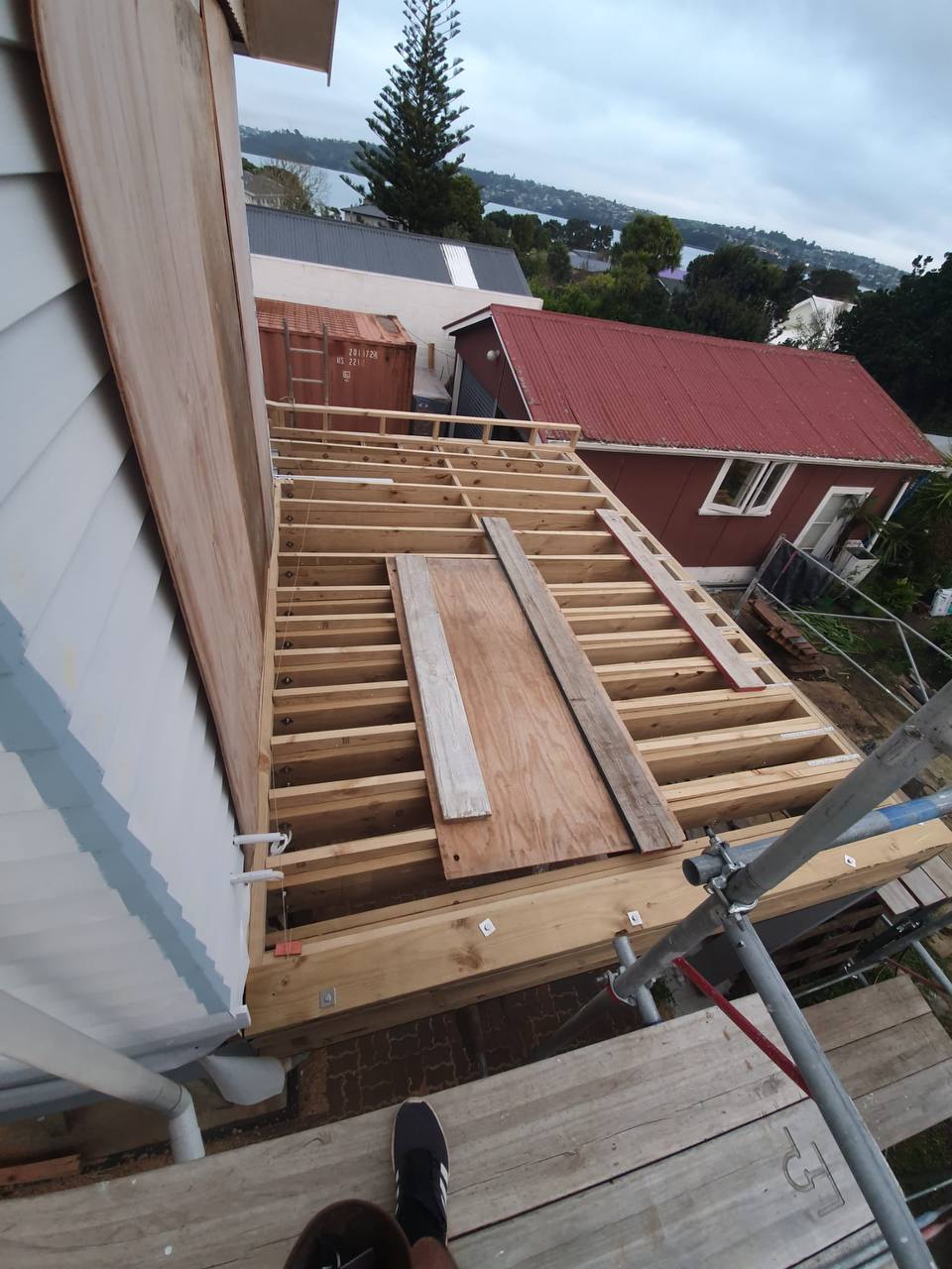 Deck Framing, Auckland Harbour